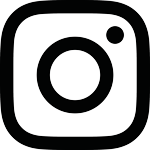 schwarzes Instagram-Icon